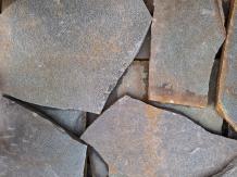 Brasil Green Flagstones dunformaat 1,5-3 cm dik