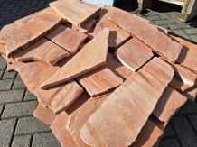 Brasil Rosso Flagstones