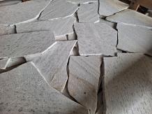 Brasil White Flagstones dun 1-1,5 cm dik