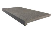 Zwembadrand Basalt 100x35x3/5 cm haakse neus gezoet