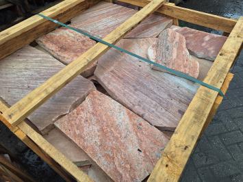 Mediterraanse Flagstones Brasil Rosso