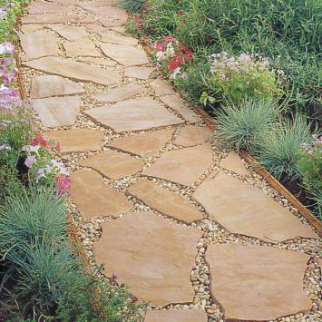 Mediterraanse Flagstones Modak Sandstone